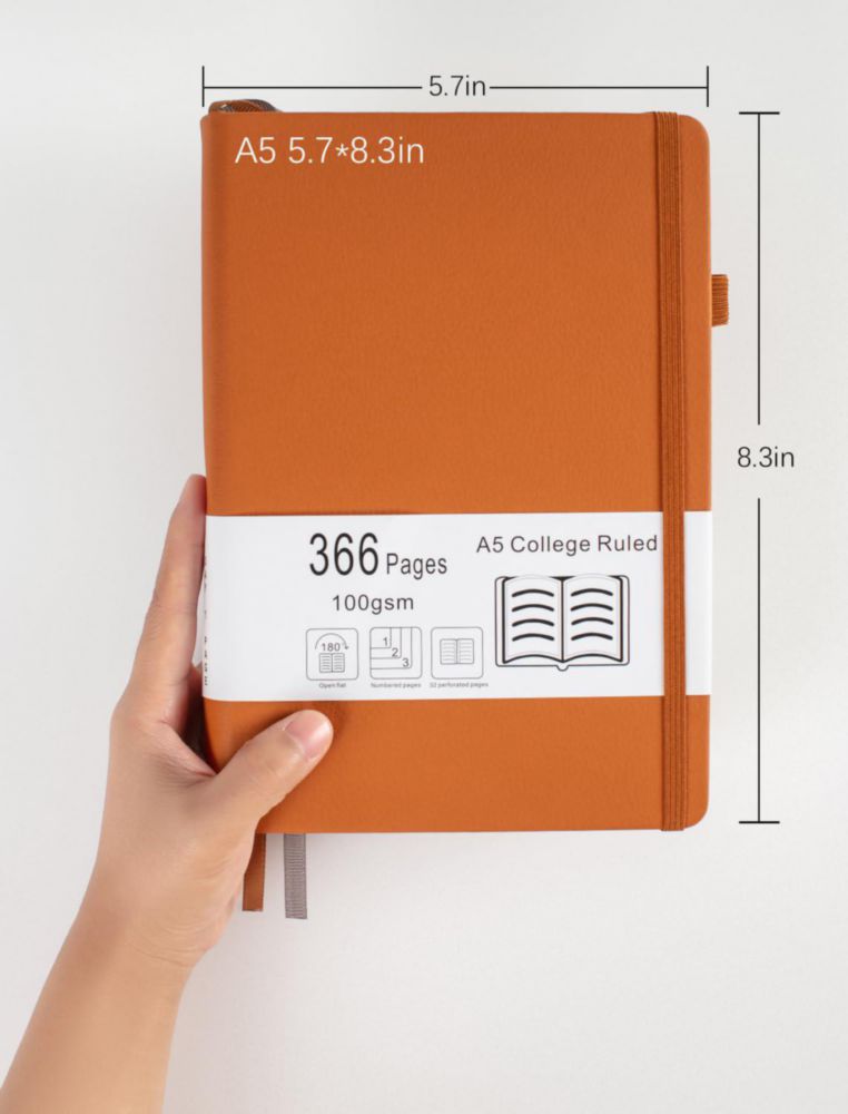 Cuaderno VOLINOTE A5 366 págs 100 g/m² Rayado Azul Marino