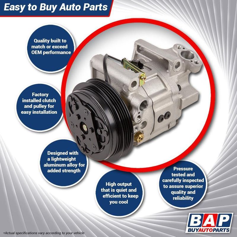 [ Compresor de aire acondicionado BUYAUTOPARTS! SD7H15 4042 4432 4759 Nuevo ]