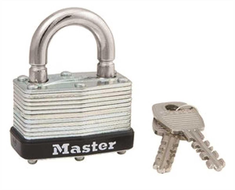 Candado Master Lock 07 cm plateado con grillete de liberación