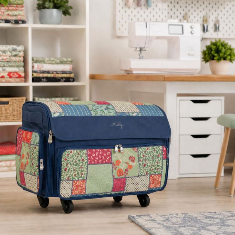 Estuche de costura Everything Mary XL 49 cm con ruedas acolchadas