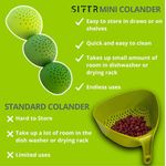 Colador para Latas SIFTR - Juego de 3 Coladores Ahorradores de Espacio