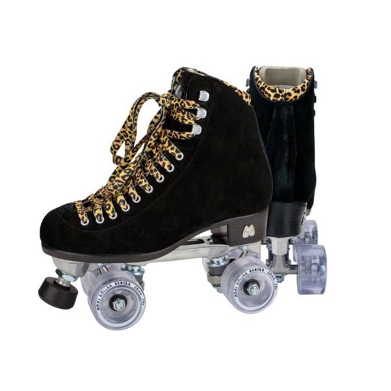 Patines de ruedas Moxi Panther de gamuza negra talla 3
