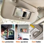 Visera solar izquierda y derecha Aeagle para Nissan Altima 2013‑2018 Beige con luz de vanidad