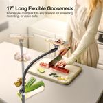 Trípode para teléfono elitehood 80 cm MagSafe con cuello de cisne flexible