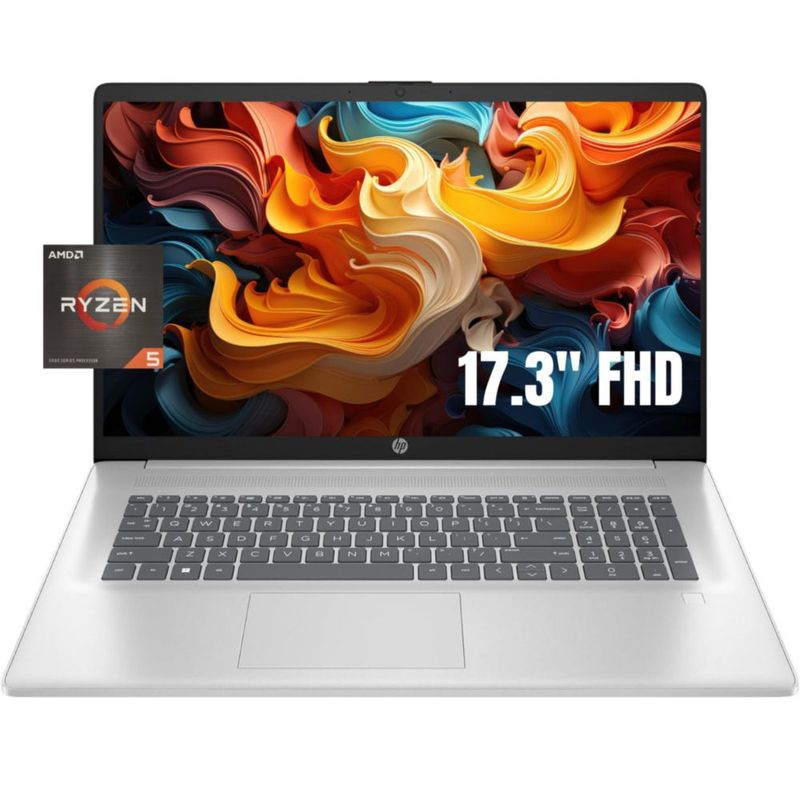 Portátil HP 173" FHD Ryzen 5 8 GB RAM 512 GB SSD Windows 11