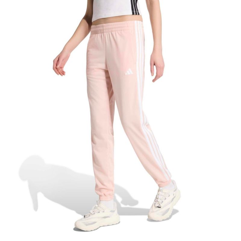 Pantalón de chándal adidas rosa pastel/blanco para mujer talla XX-S