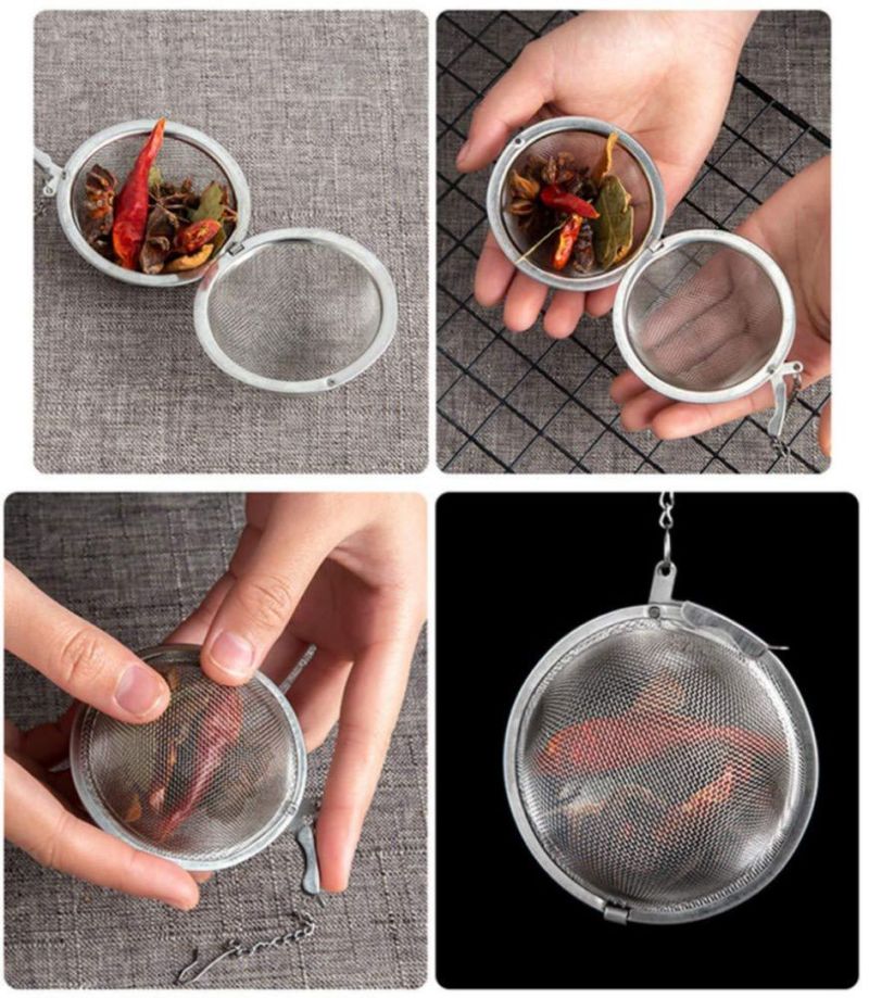 Infusor de té Mayata 3 uds 5 cm/6 cm/7 cm plateado