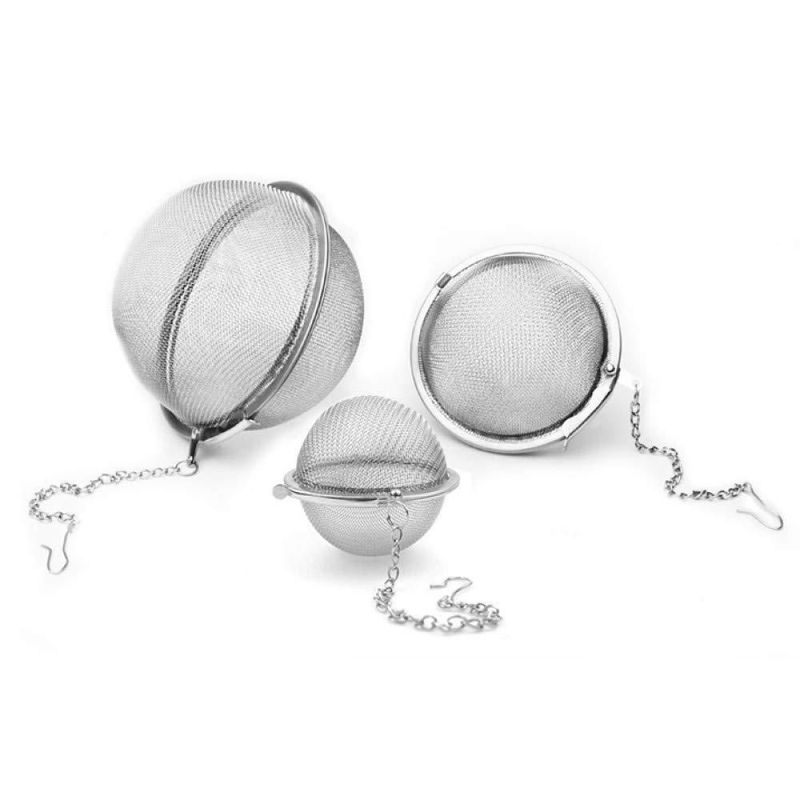 Infusor de té Mayata 3 uds 5 cm/6 cm/7 cm plateado