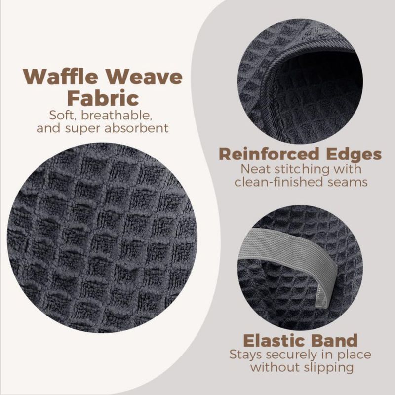 Toalla HOMEXCEL 2 pzas 40 x 67 cm Microfibra Tejido Waffle