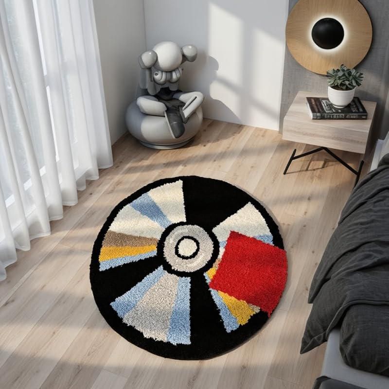Alfombra HYPEECE CD Gráfica 70 cm Y2K Lavable