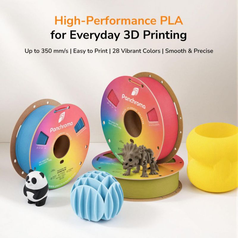 Filamento PLA Polymaker 175 mm 1 kg gris oscuro