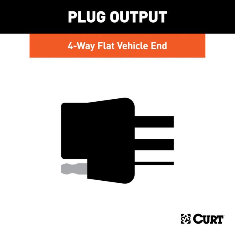 Arnés de cableado CURT de 4 pines para Honda Pilot