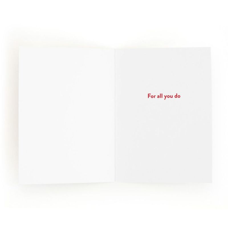 Tarjeta de agradecimiento para profesores Minted 5x7