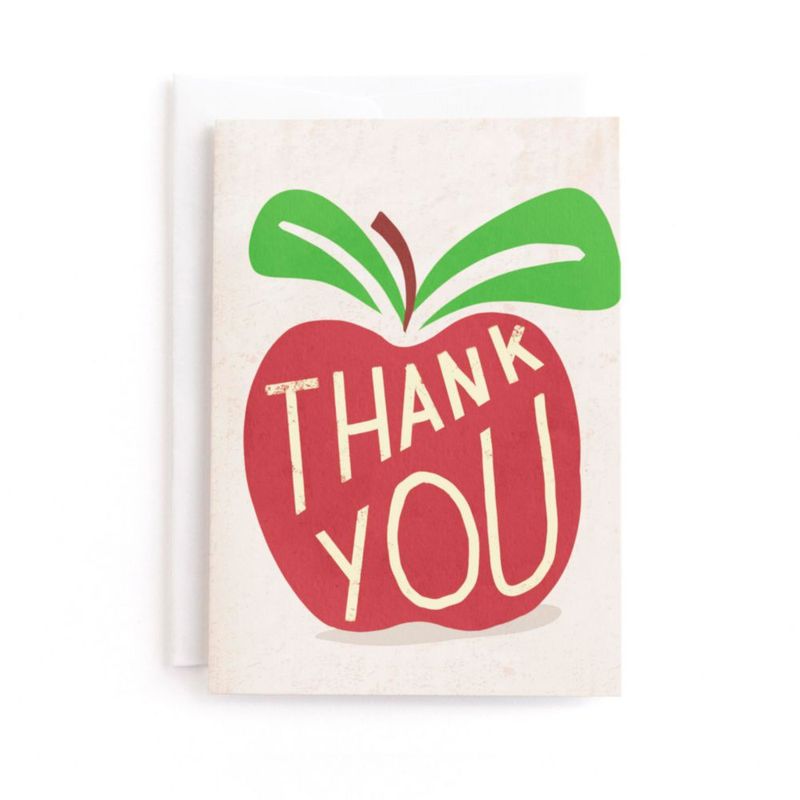 Tarjeta de agradecimiento para profesores Minted 5x7