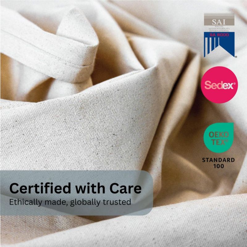 Lona de Algodón Reciclado TOPCOTTON 122 × 152 cm (1 unidad)