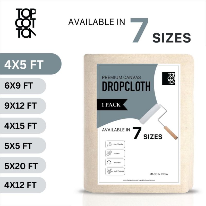 Lona de Algodón Reciclado TOPCOTTON 122 × 152 cm (1 unidad)