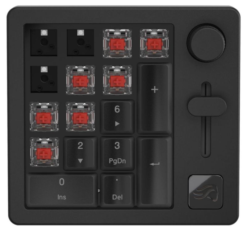 Macro Pad GLORIOUS de 10 teclas RGB con cable e inalámbrico