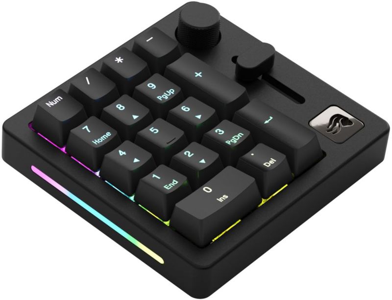 Macro Pad GLORIOUS de 10 teclas RGB con cable e inalámbrico