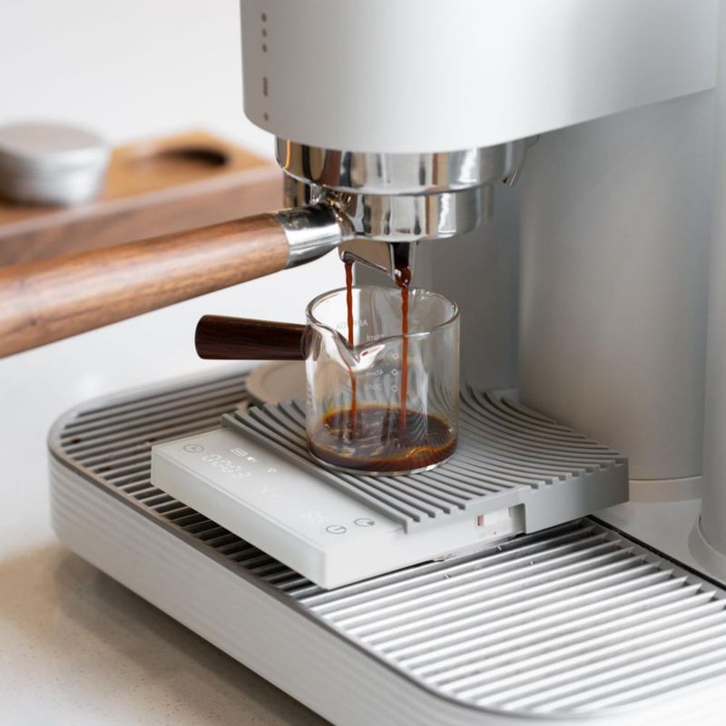 Balanza de café TIMEMORE Basic 3.0 Ratio/Timer blanca