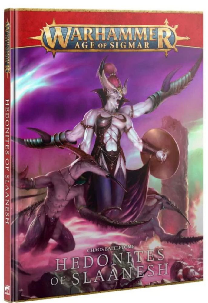 Battletome Games Workshop Hedonitas de Slaanesh 3ª Edición