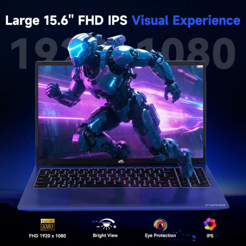 Portátil NIMO 39 cm R7 7735HS 16 GB 1 TB SSD WIFI 5