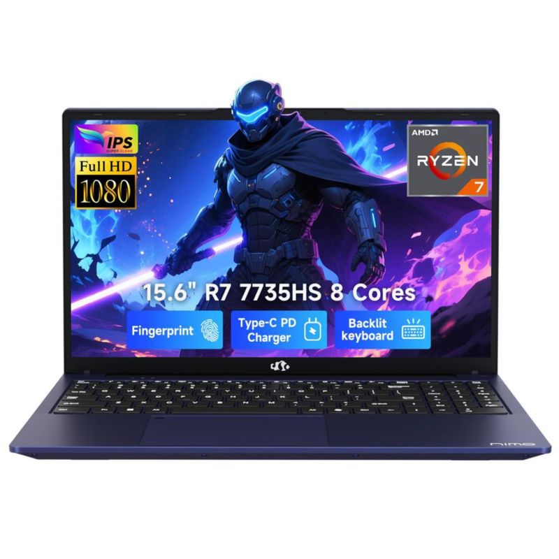 Portátil NIMO 39 cm R7 7735HS 16 GB 1 TB SSD WIFI 5