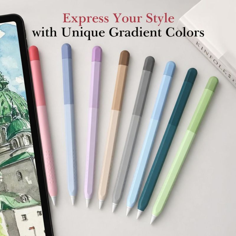Estuche de silicona Delidigi para Apple Pencil Pro y Apple Pencil de 2ª generación