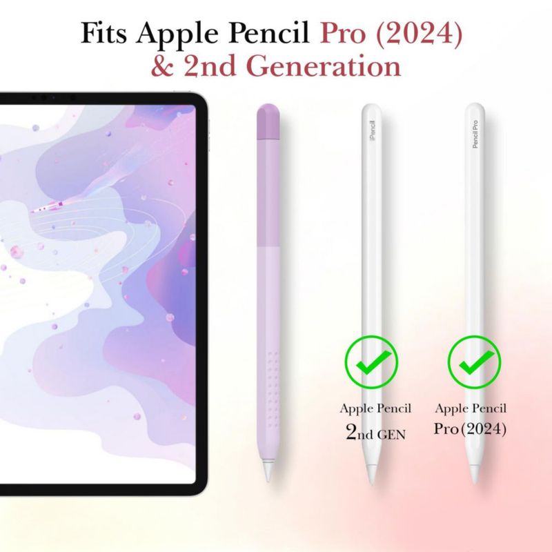 Estuche de silicona Delidigi para Apple Pencil Pro y Apple Pencil de 2ª generación