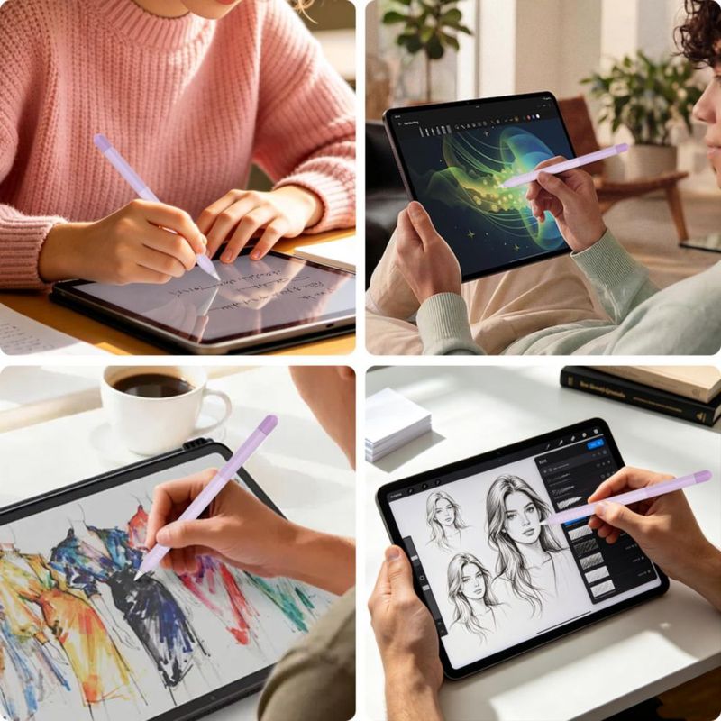 Estuche de silicona Delidigi para Apple Pencil Pro y Apple Pencil de 2ª generación