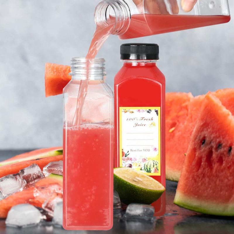 Botella DANALLAN 24 uds 355 ml Plástico Transparente para Jugos