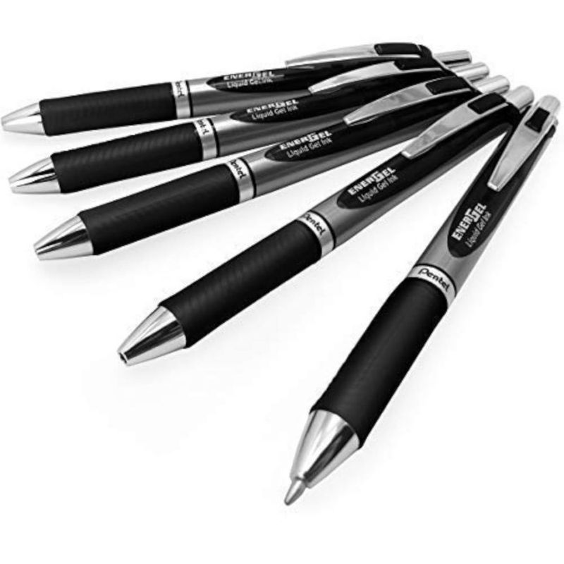 Bolígrafo ENERGEL BL80 10 mm negro (5 unidades)