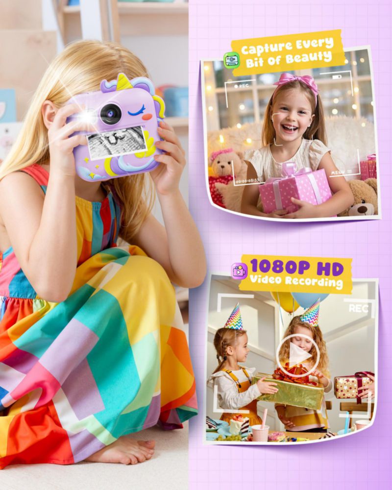 Cámara Infantil KOKODI Instantánea 2.4" Verde