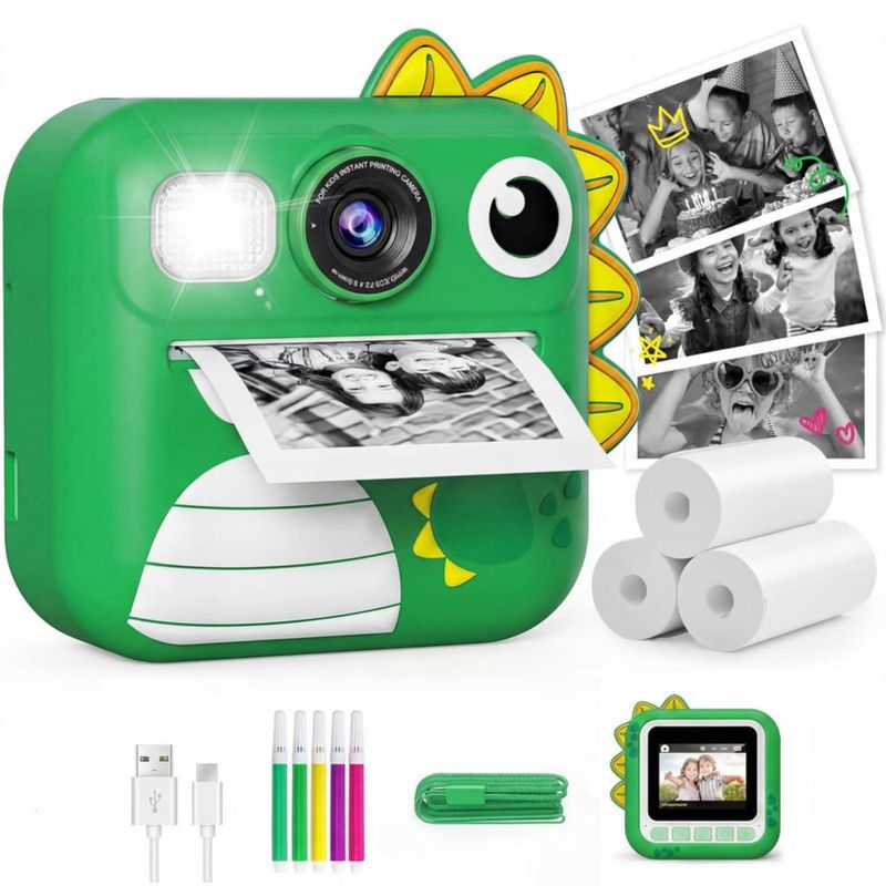Cámara Infantil KOKODI Instantánea 2.4" Verde