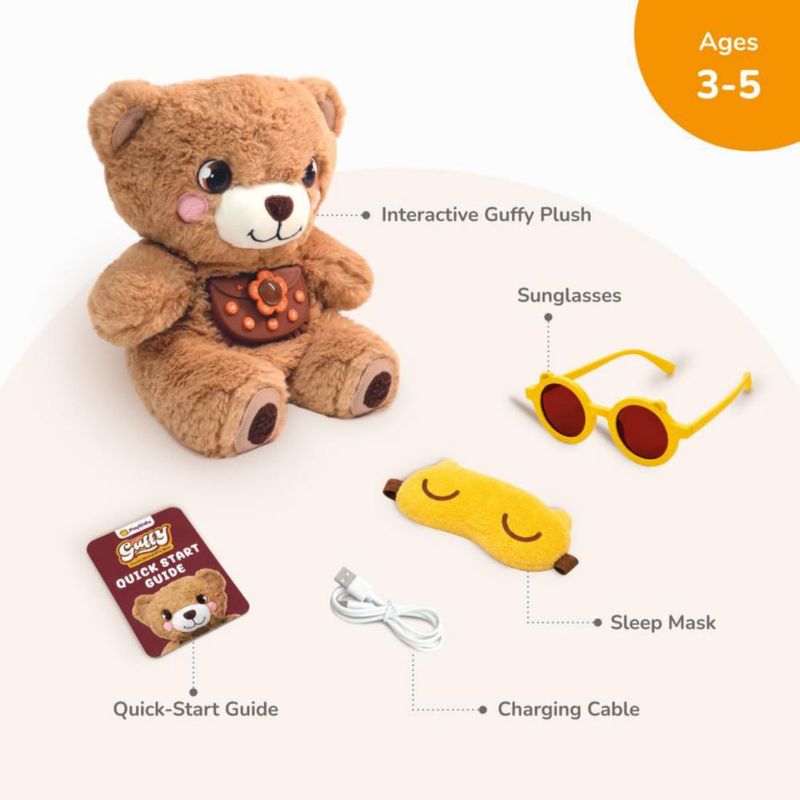 Juguete de peluche interactivo Shifu Guffy 3‑5 años