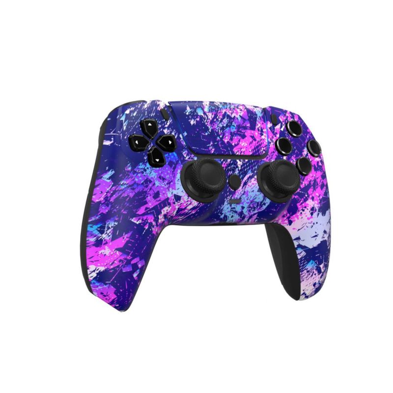 Controlador inalámbrico personalizado Purple Chaos para PS5/PC