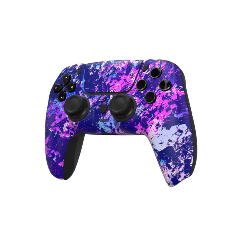Controlador inalámbrico personalizado Purple Chaos para PS5/PC