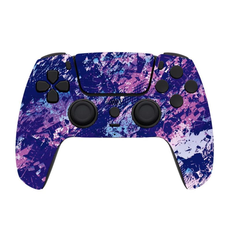 Controlador inalámbrico personalizado Purple Chaos para PS5/PC
