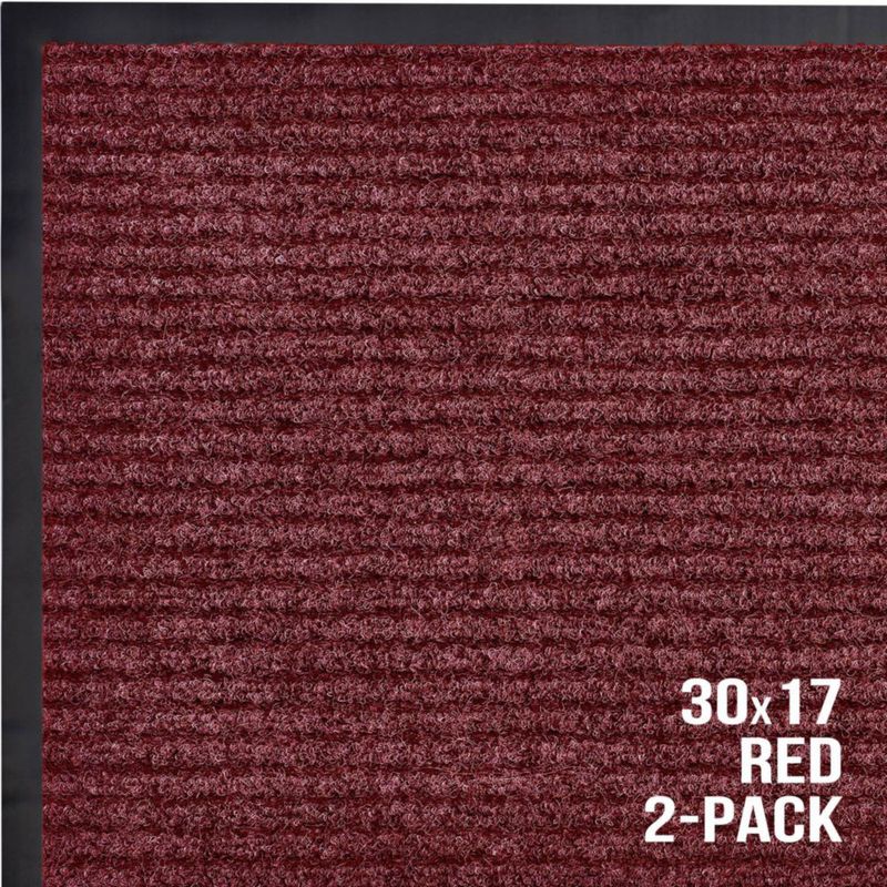 Felpudo Sierra Concepts 43x64 cm Rojo - Pack de 2