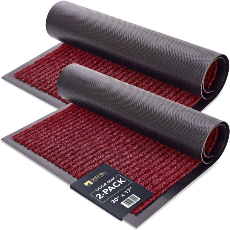 Felpudo Sierra Concepts 43x64 cm Rojo - Pack de 2