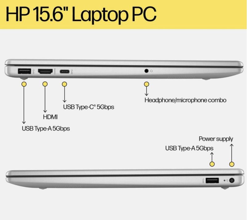 Portátil HP Pavilion 15.6" 32 GB RAM 1 TB SSD Intel Wi‑Fi 6