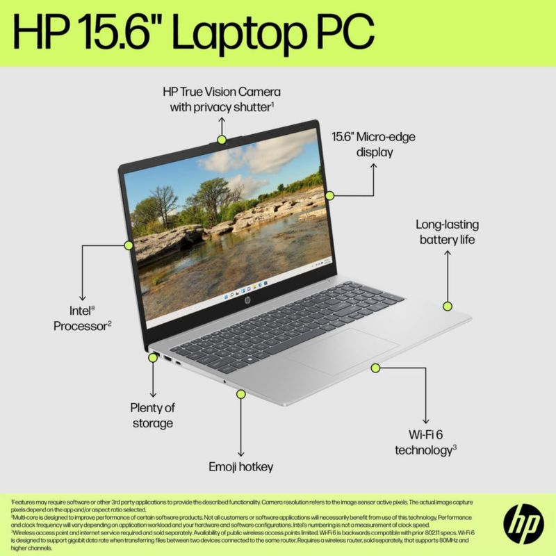 Portátil HP Pavilion 15.6" 32 GB RAM 1 TB SSD Intel Wi‑Fi 6