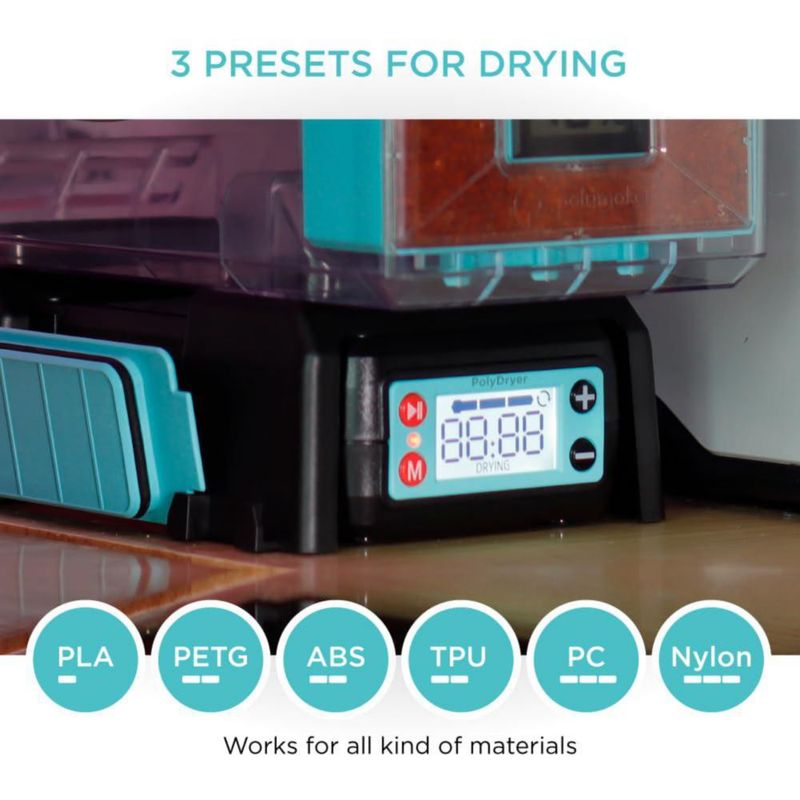 Caja de Filamento Polymaker XL 3 kg con Higrómetro (1 unidad)