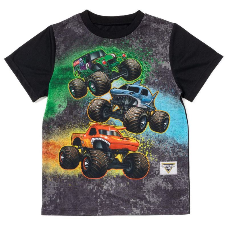 Pijama de 2 piezas Monster Jam para niños de 5 a 6 años
