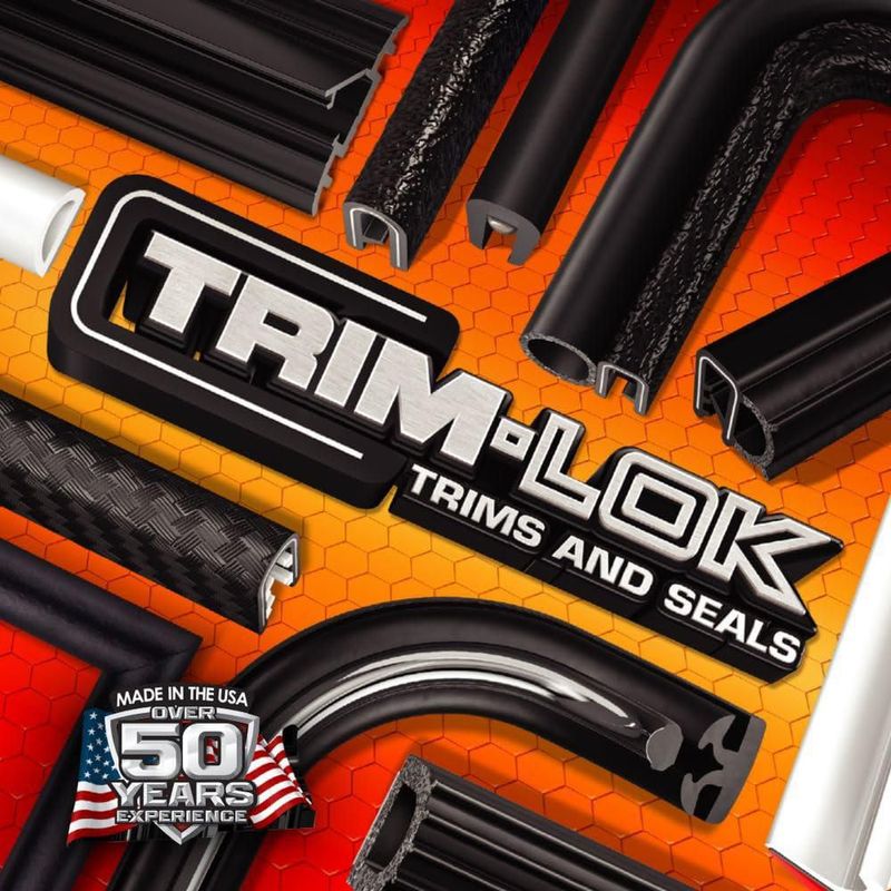 Perfil de Borde TRIM-LOK 75 m Acabado Piedra Negra PVC 1/8 in