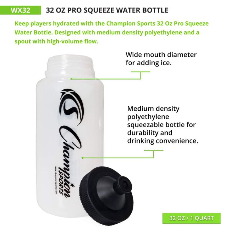 Botella Champion Sports 950 ml Exprimible WX32 Pro