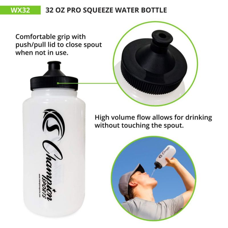 Botella Champion Sports 950 ml Exprimible WX32 Pro