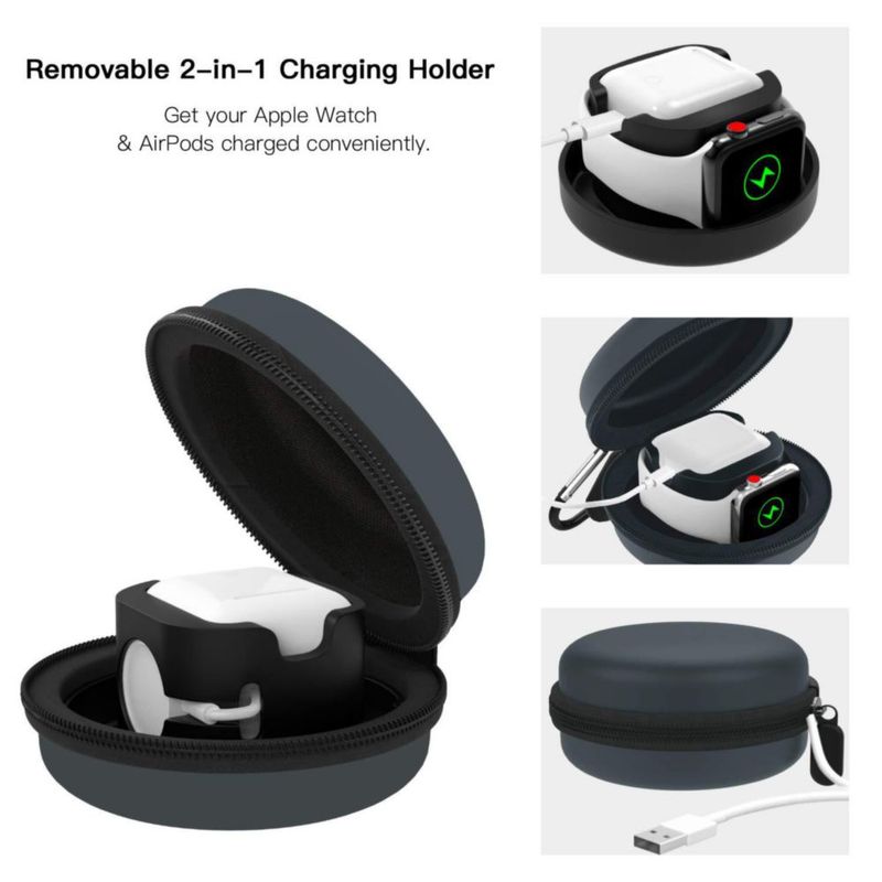 Estuche portátil MoKo para Apple Watch y AirPods