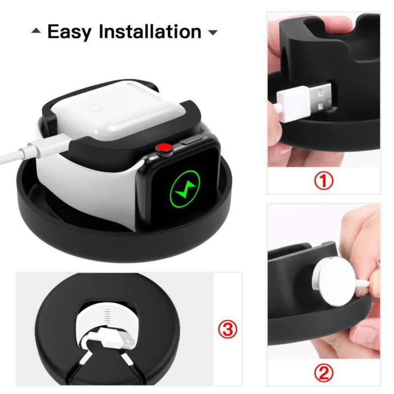 Estuche portátil MoKo para Apple Watch y AirPods