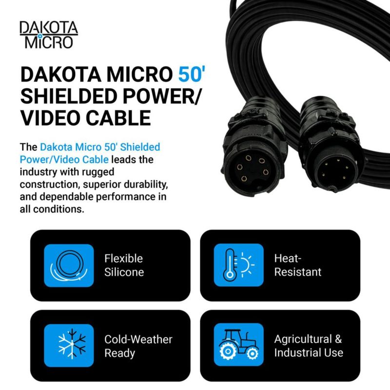 Cable Dakota Micro 15 m Alimentación/Video DMAC-EC50