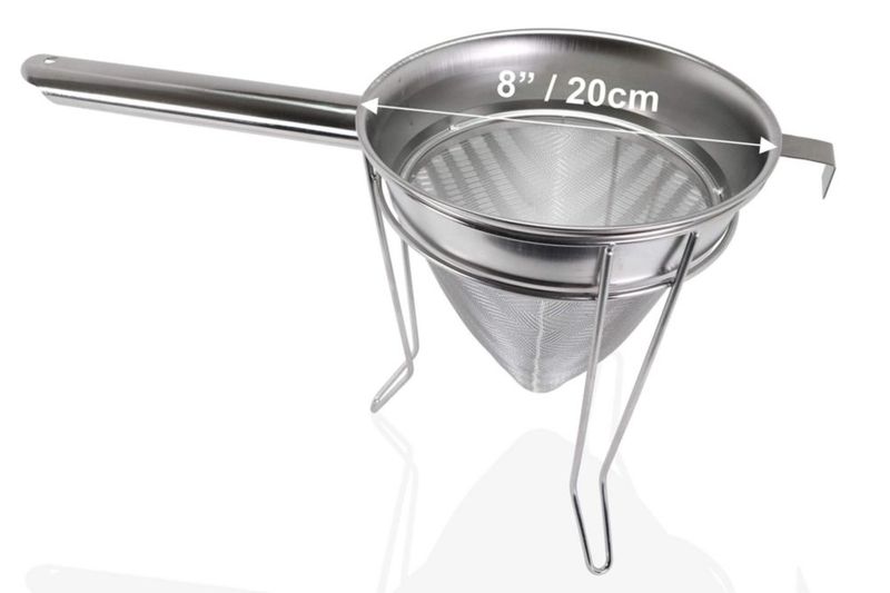 Colador de alimentos Anchy 20 cm acero inoxidable set de 3 piezas